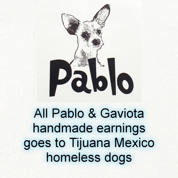 🐶 3 for $15 * Pablo Llama Boho Pom Pom Dog Bandana - Picture 4 of 4